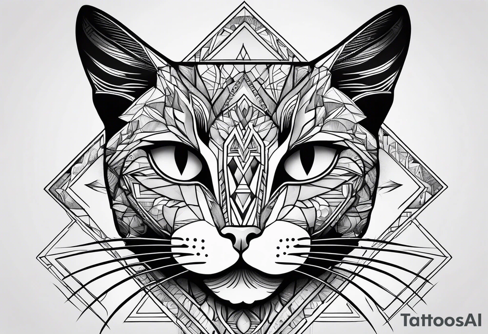 Black Cat tattoo idea