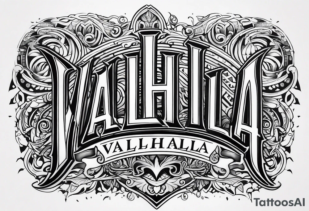 Valhalla tattoo idea