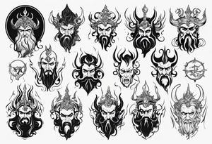 greek god Hades tattoo idea