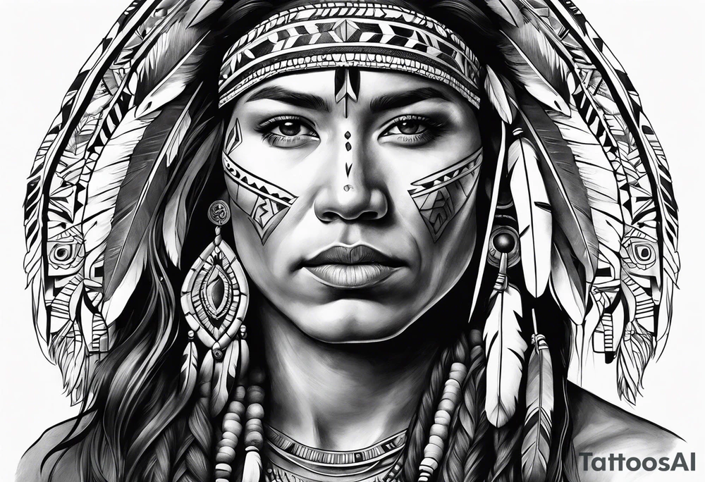 Native American tattoo idea