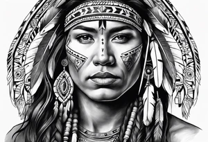 Native American tattoo idea