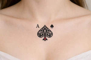 Ace of spades tattoo tattoo idea