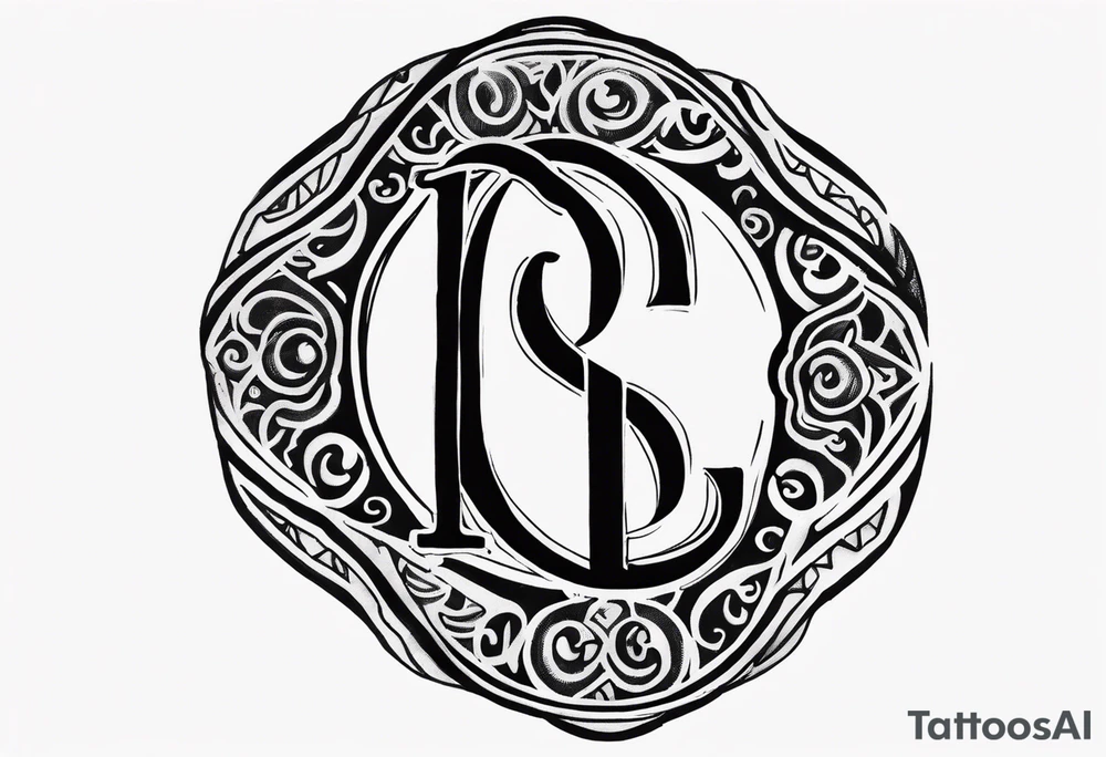 DOLLAR SIGN tattoo idea