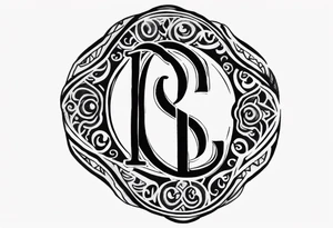 DOLLAR SIGN tattoo idea