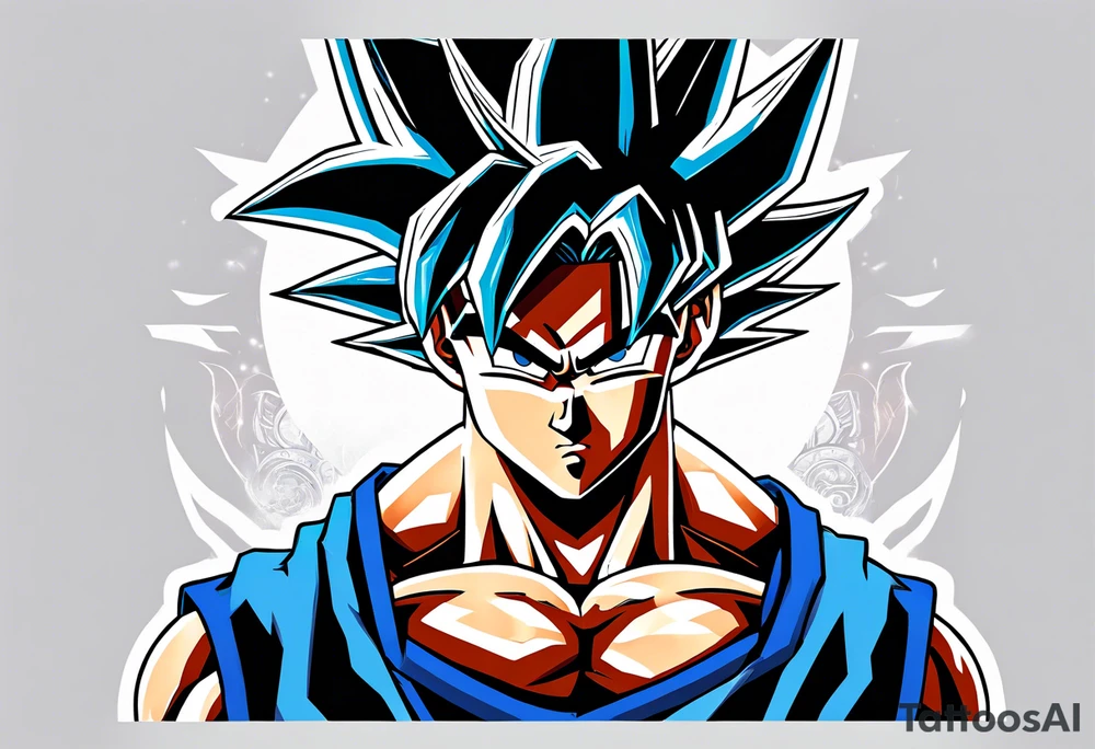 Tattoo on arm with goku with wings tattoo idea