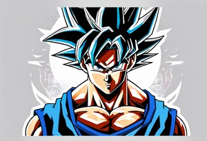 Tattoo on arm with goku with wings tattoo idea