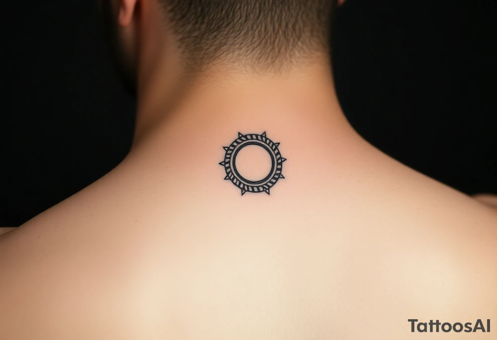 A marriage ring with a meaning of being one tattoo idea