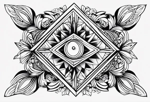losange tattoo idea