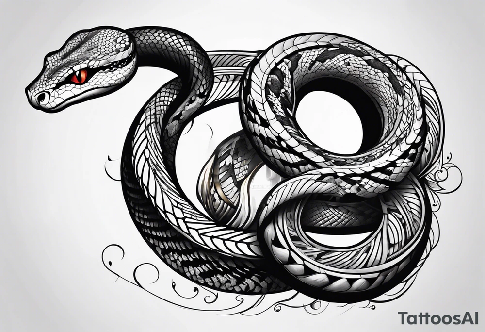 enthropy snake tattoo idea