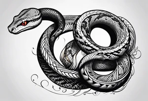 enthropy snake tattoo idea