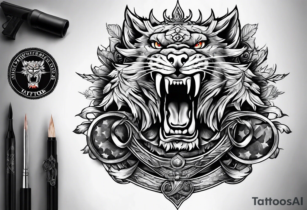military tattoo idea