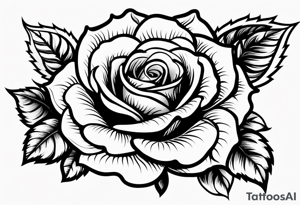 rose tattoo idea