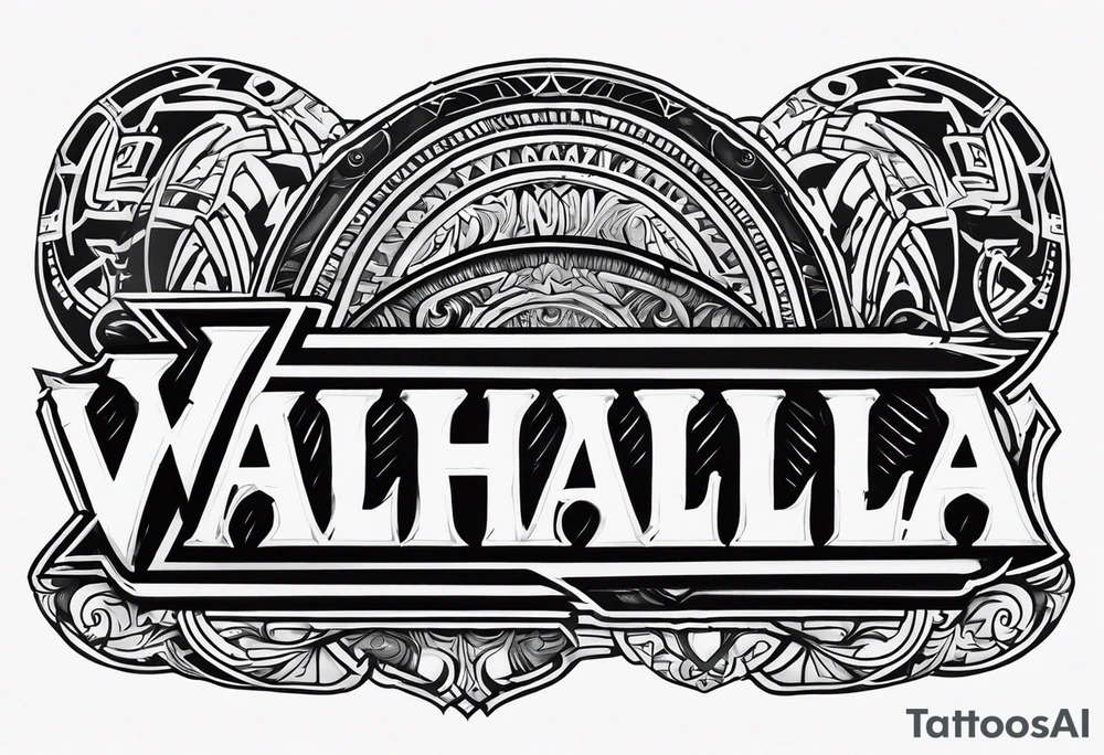 Valhalla tattoo idea