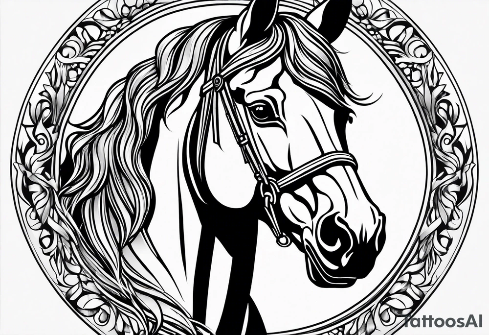 horse tattoo idea