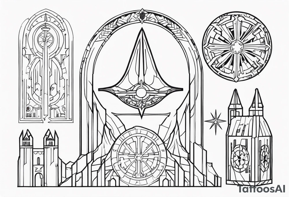 Gondor and star wars tattoo idea