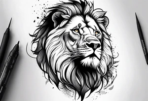 lion tattoo tattoo idea