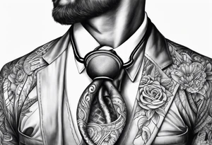 NECK TIE
, STETHOSCOPE tattoo idea