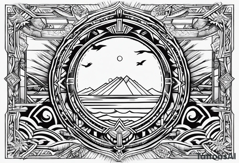 Palau island tattoo idea