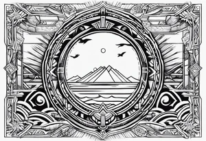 Palau island tattoo idea