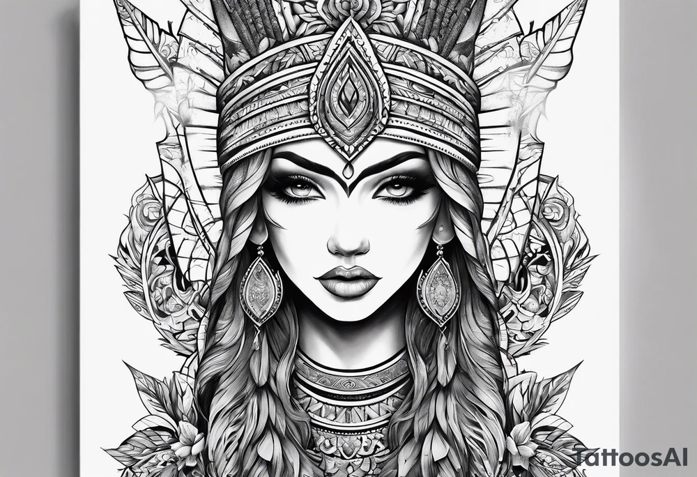 Spear tattoo idea
