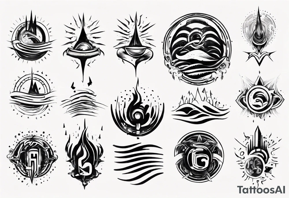 god is in the soundwaves tattoo idea