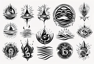god is in the soundwaves tattoo idea