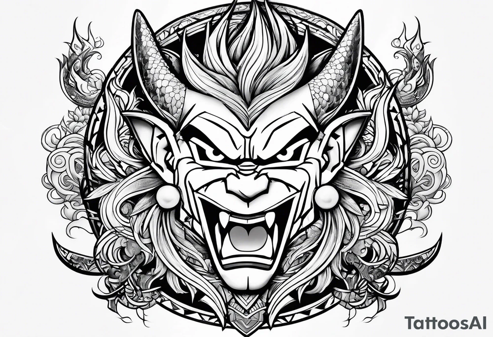 dragonball z tattoo idea