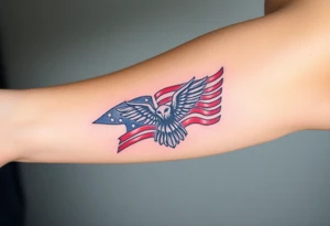 Patriotic, American tattoo idea