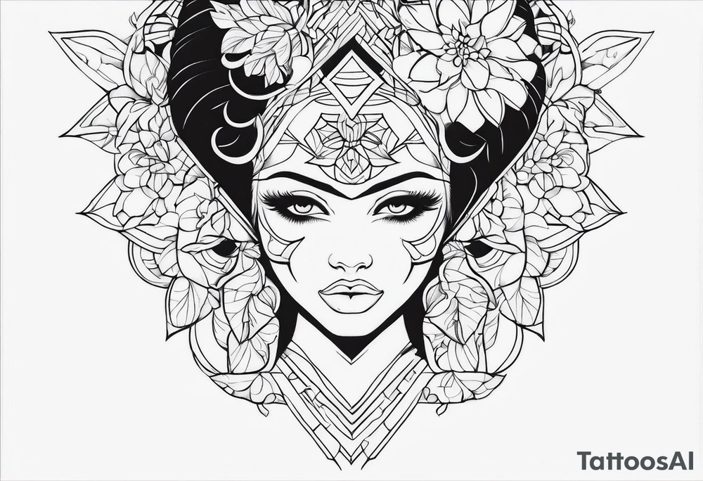 Fine line tattoo idea
