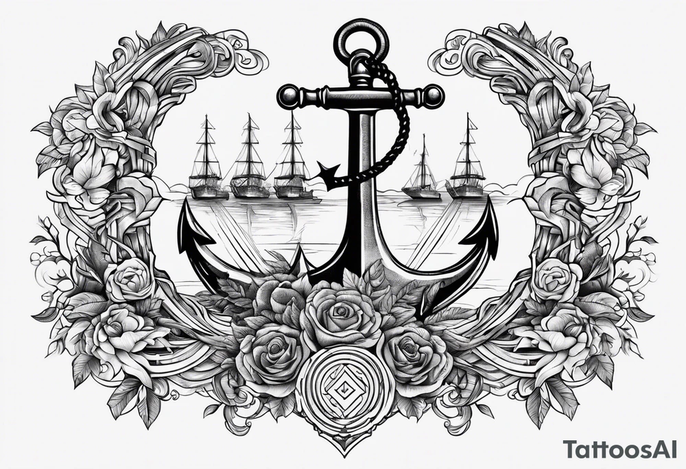 So i have anchor on my chest, i want tattoo that will remake it, ideas are: demon and angel style with some aesthetic lines. tattoo idea