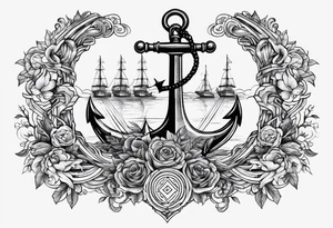 So i have anchor on my chest, i want tattoo that will remake it, ideas are: demon and angel style with some aesthetic lines. tattoo idea