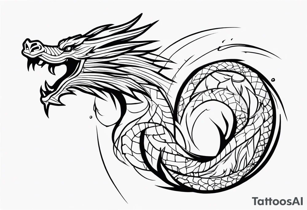 dragon tattoo idea
