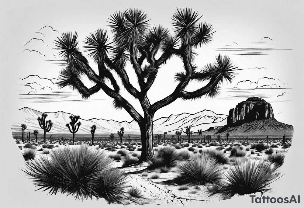 Joshua tree tattoo idea