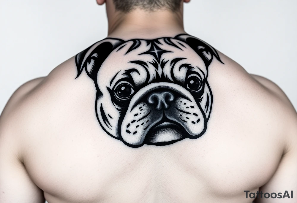 Lucha libre pug tattoo idea