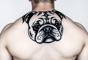 Lucha libre pug tattoo idea