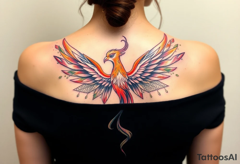 Phoenix tattoo idea