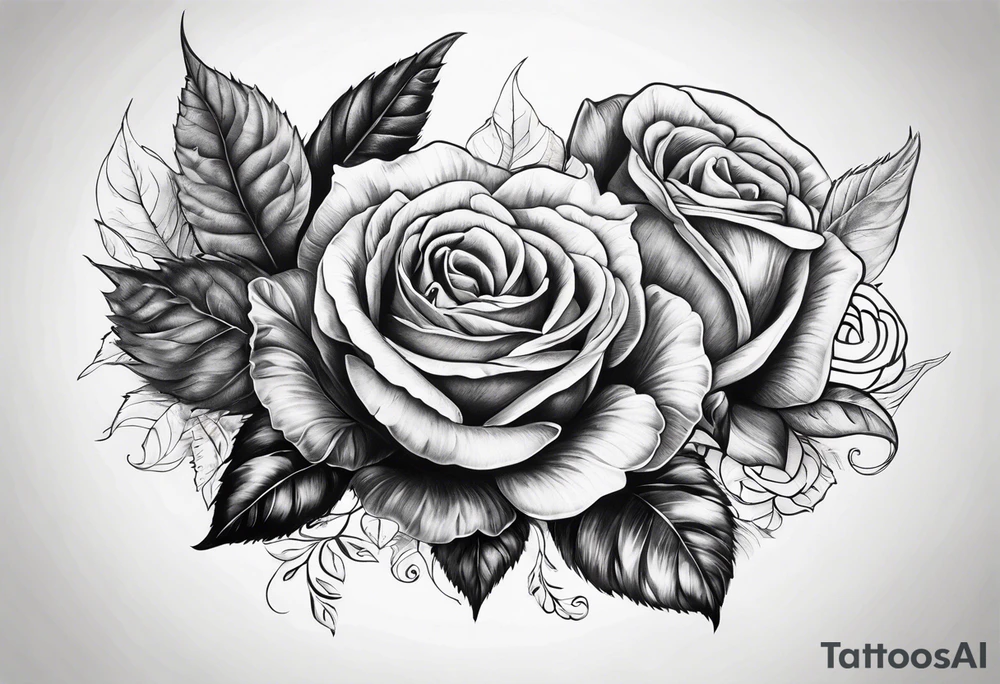 Un pilier romain, un crâne, des roses, un couteau pour l'avant bras tattoo idea