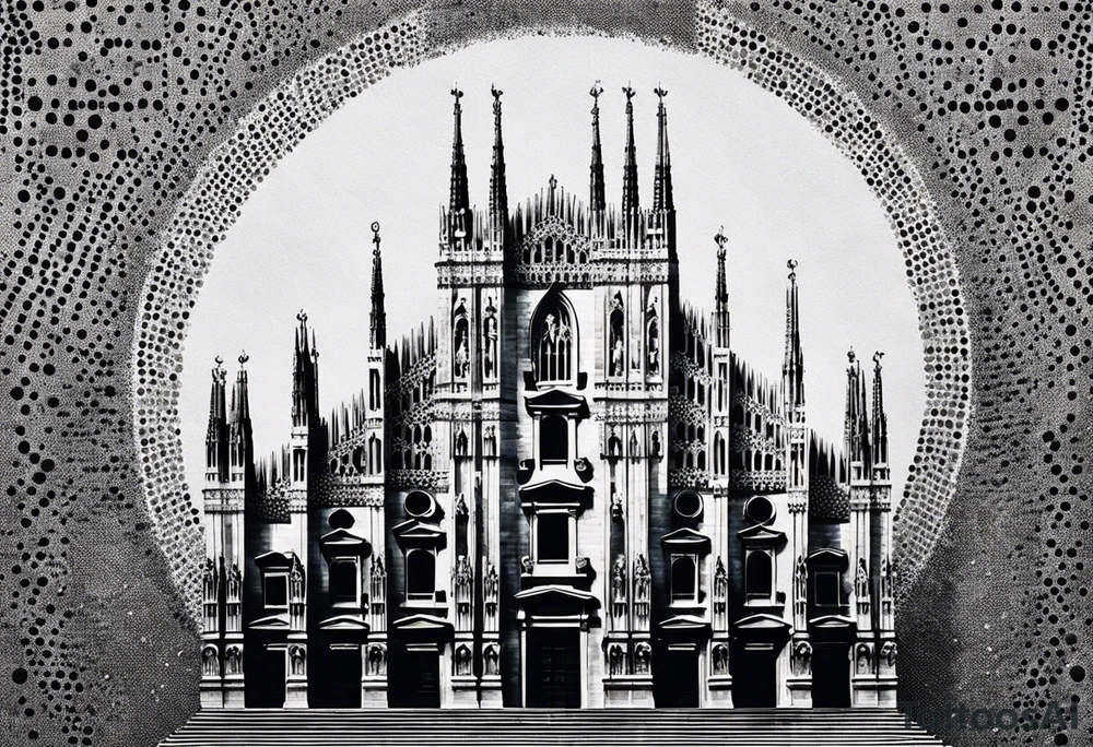 duomo of Milan tattoo idea