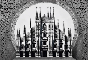 duomo of Milan tattoo idea