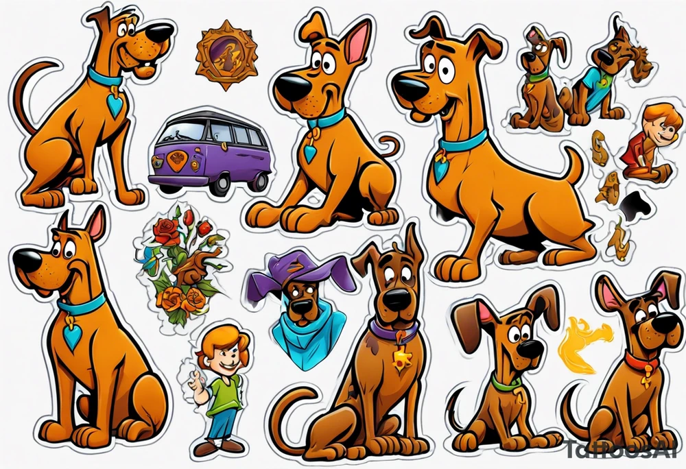 scooby doo tattoo idea