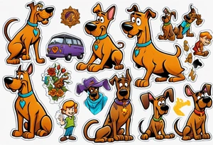 scooby doo tattoo idea