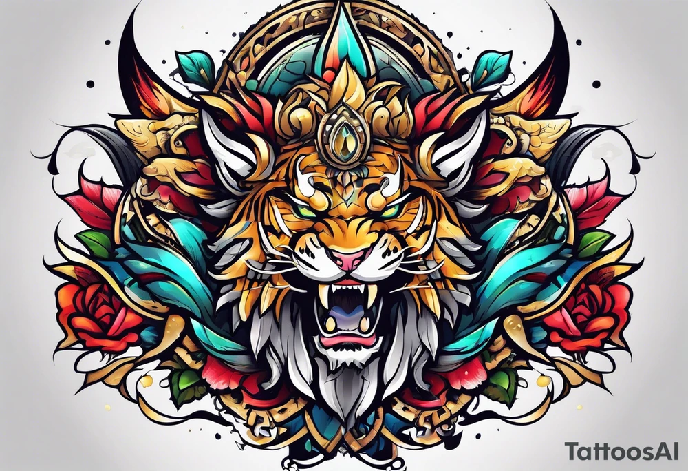 Fight tattoo idea