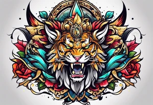 Fight tattoo idea