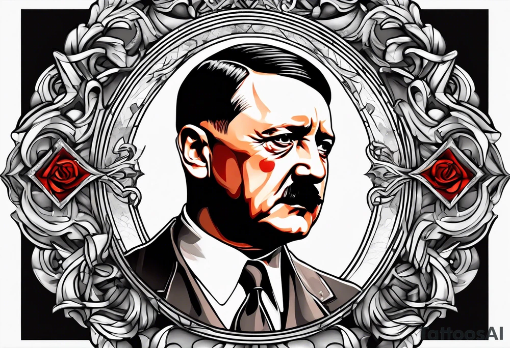 adolf hitler tattoo idea