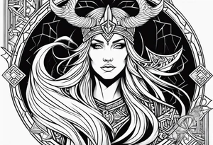 Norse mythology sleeve tattoo idea