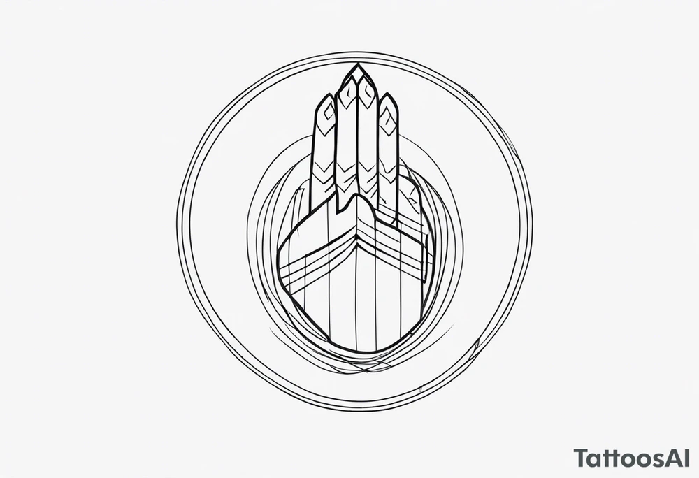 PRAYING HAND tattoo idea