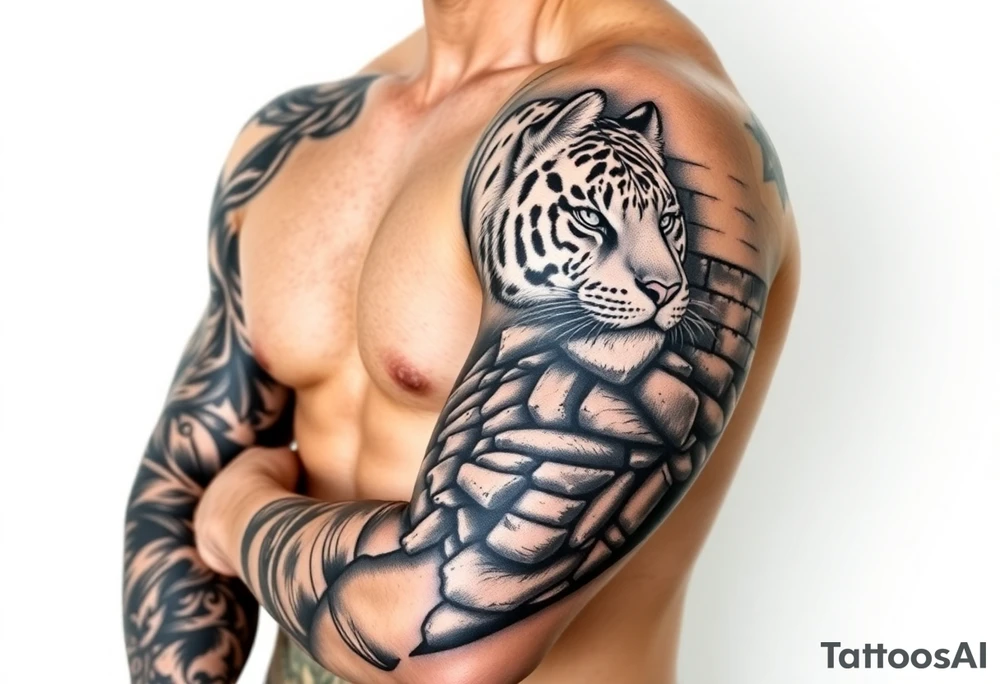 Tiger, grand Teton mountains,  Vermont mountains, firefighter, rock retaining wall tattoo idea