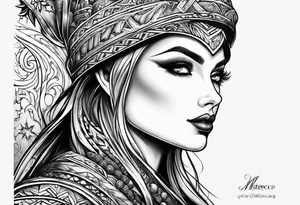 christmas elves tattoo idea