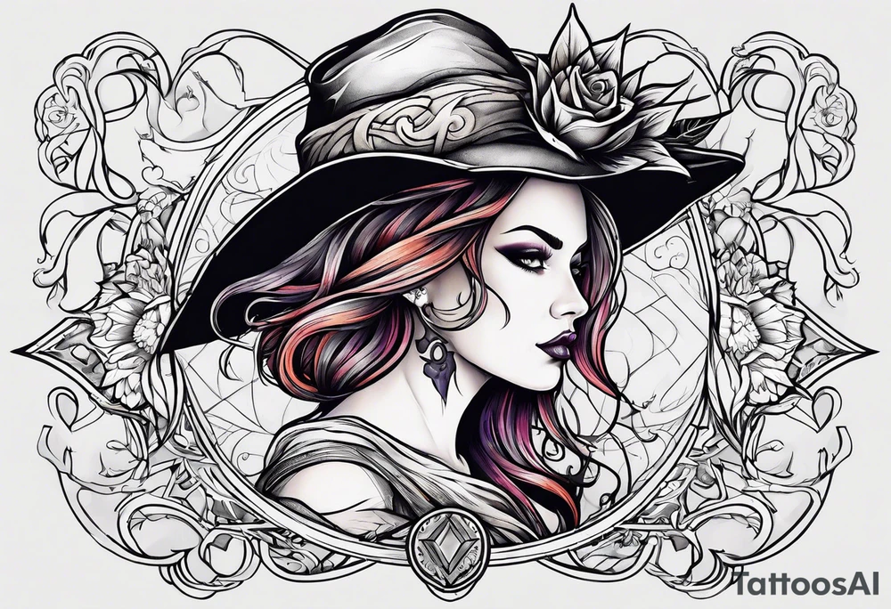 Witch tattoo idea