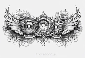 Horizontal one inch wide inner arm tattoo tattoo idea